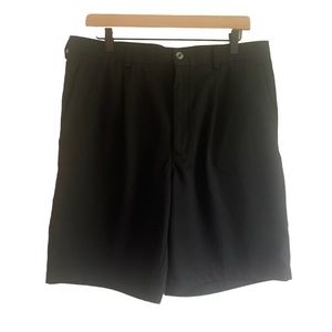 Nike Men’s Dri Fit Golf Shorts Flat Front Black Size 34